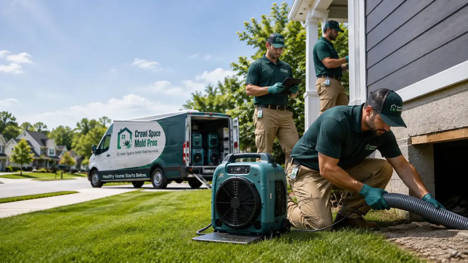 Crawl Space Mold Removal in Springfield, IL